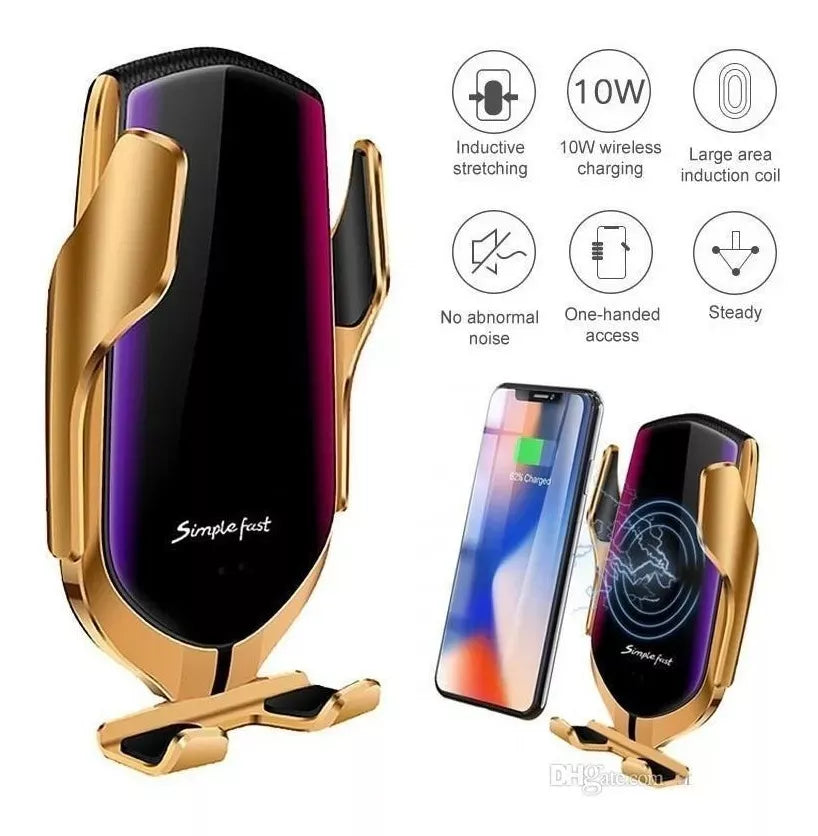 Soporte y Cargador de celular para auto