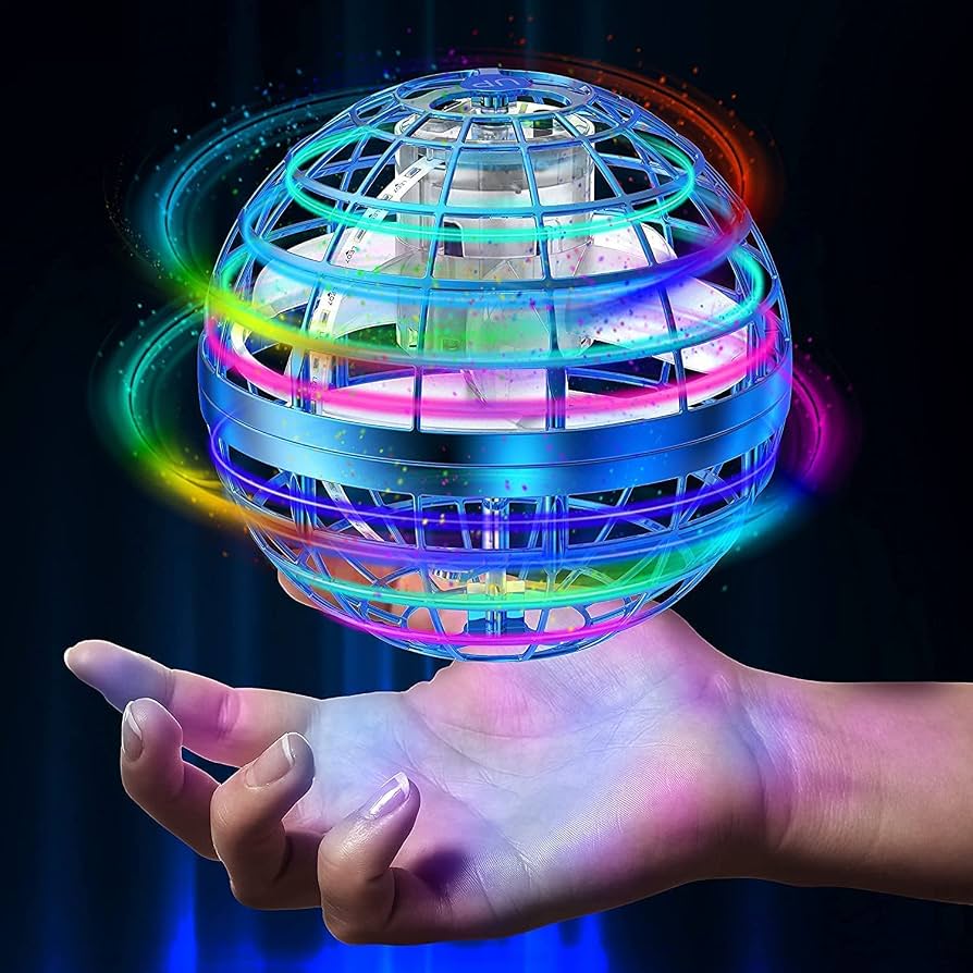 Spinner Bola Voladora LED Carga USB