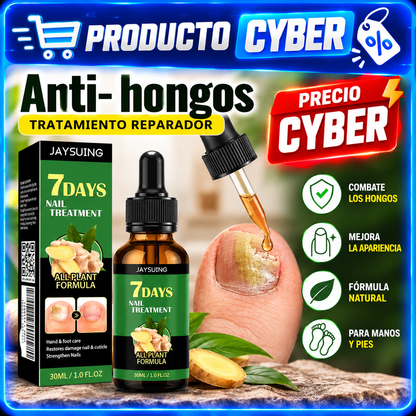 Tónico Antifúngico para uñas | FungiFree™ jengibre🫚