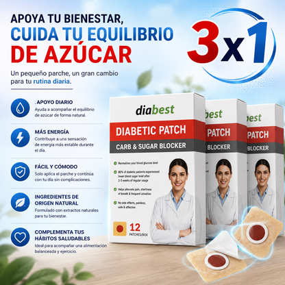 36 Parches regulador de Azúcar| GlucoPatch™