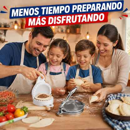 Prensa Para masa 21 cm🥟| + 1 Molde sellador Gratis🎁