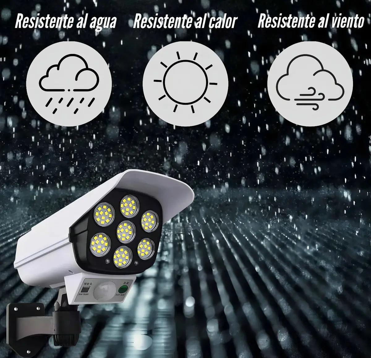 Foco solar tipo cámara-Oferta especial 2x1