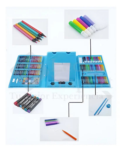Set de Arte y Dibujo/ Azul