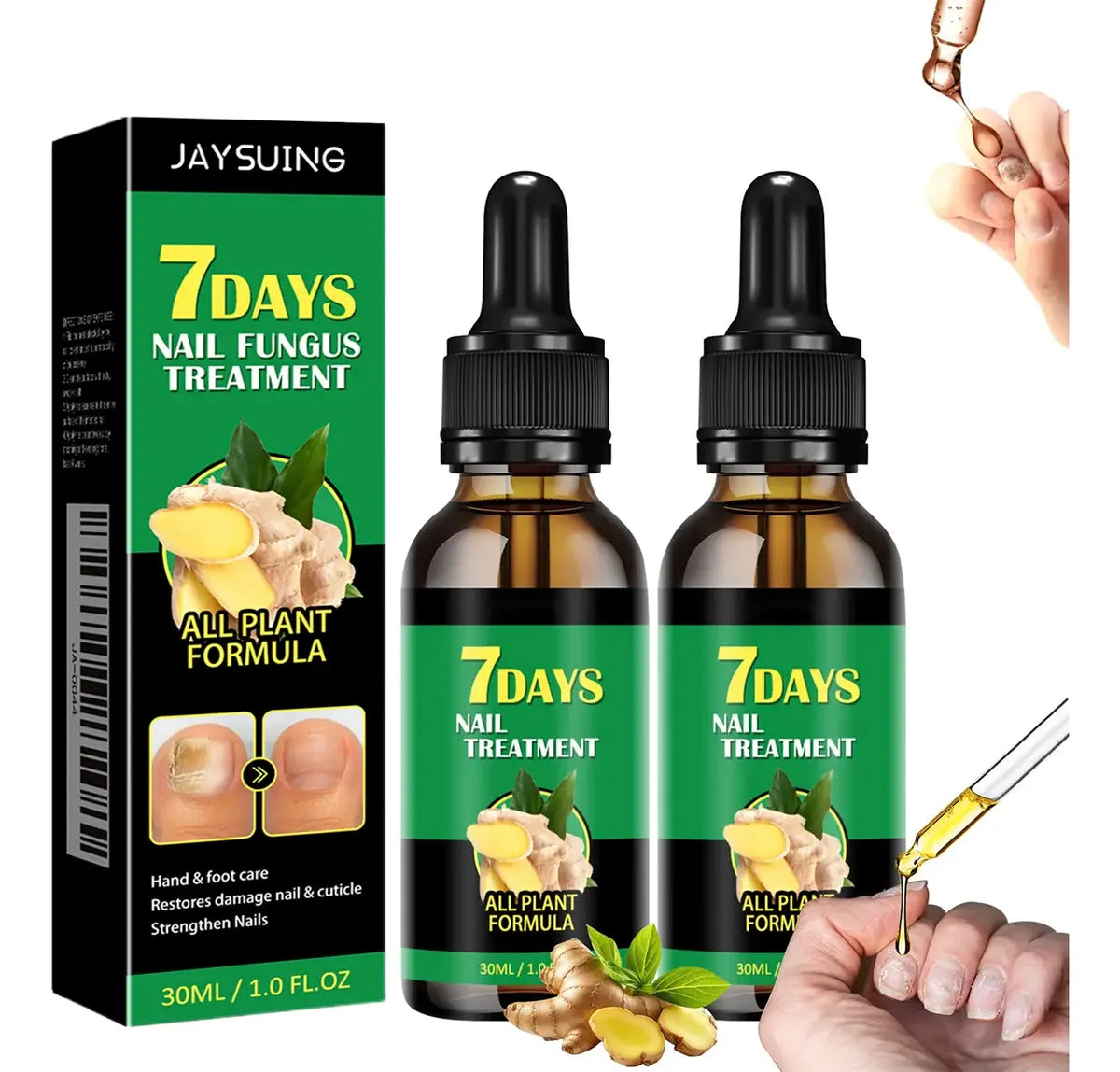 FungiFree™ jengibre🫚 |Tónico Antifúngico para uñas