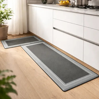 SET DE ALFOMBRAS ANTIDESLIZANTES 💧| 2 PIEZAS COCINA-BAÑO