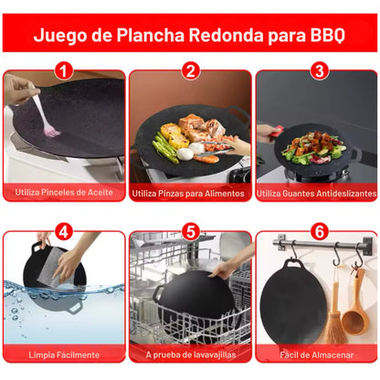 Plancha Coreana| Asado al disco